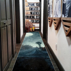 Anti Slip Polyester Kitchen Mat Laundry Floor Mat Entrance Doormat