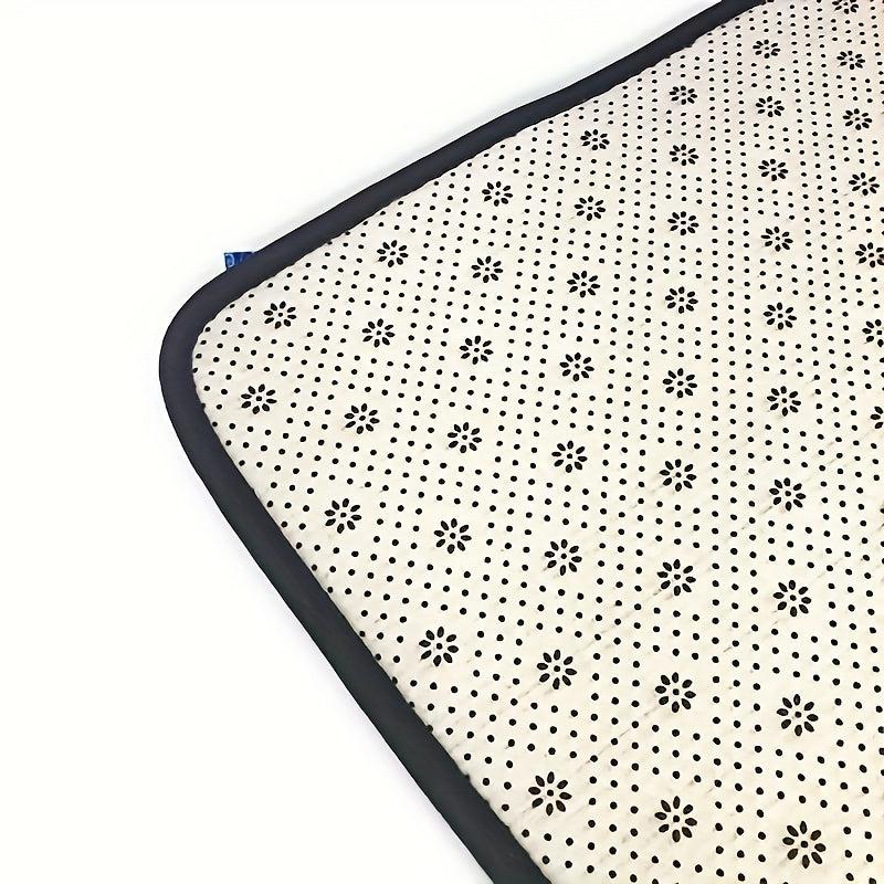 Soft Flannel Floor Mat Non-slip Kitchen Mat Evil Eye Design