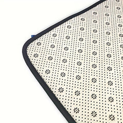 Soft Flannel Floor Mat Non-slip Kitchen Mat Evil Eye Design