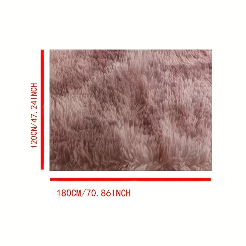 Soft Area Rug Tie Dyed Plush Fluffy Washable Shag Furry Carpet