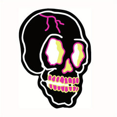 Skull Rug Irregular Skull Head Indoor Mat Absorbent Non-slip Floor Mat