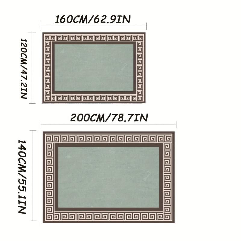 Crystal Soft Floor Mat Non Slip Machine Washable Rug for Home Decor