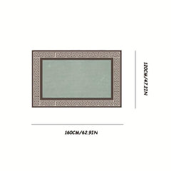 Crystal Soft Floor Mat Non Slip Machine Washable Rug for Home Decor