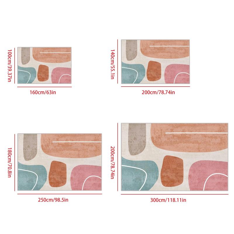 Irregular Pattern Family Decoration Carpet