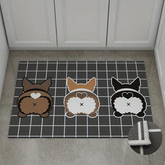 Dog Kitchen Floor Mat Soft Non-slip, Dirt-resistant Washable Mat