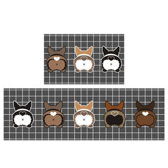 Dog Kitchen Floor Mat Soft Non-slip, Dirt-resistant Washable Mat