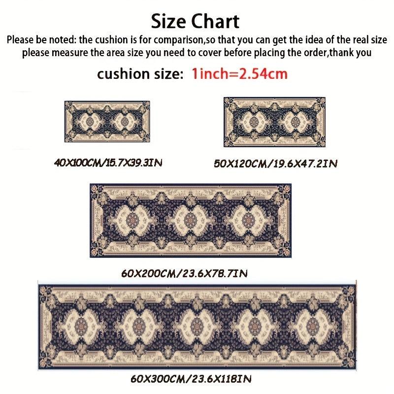 Non Slip Vintage Boho Runner Rug Moroccan Style Persian Carpet American Vintage