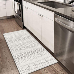 Soft Distressed Long Bedside Rug Kitchen Rug Bedroom Carpet Floor