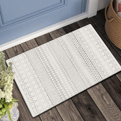 Soft Distressed Long Bedside Rug Kitchen Rug Bedroom Carpet Floor