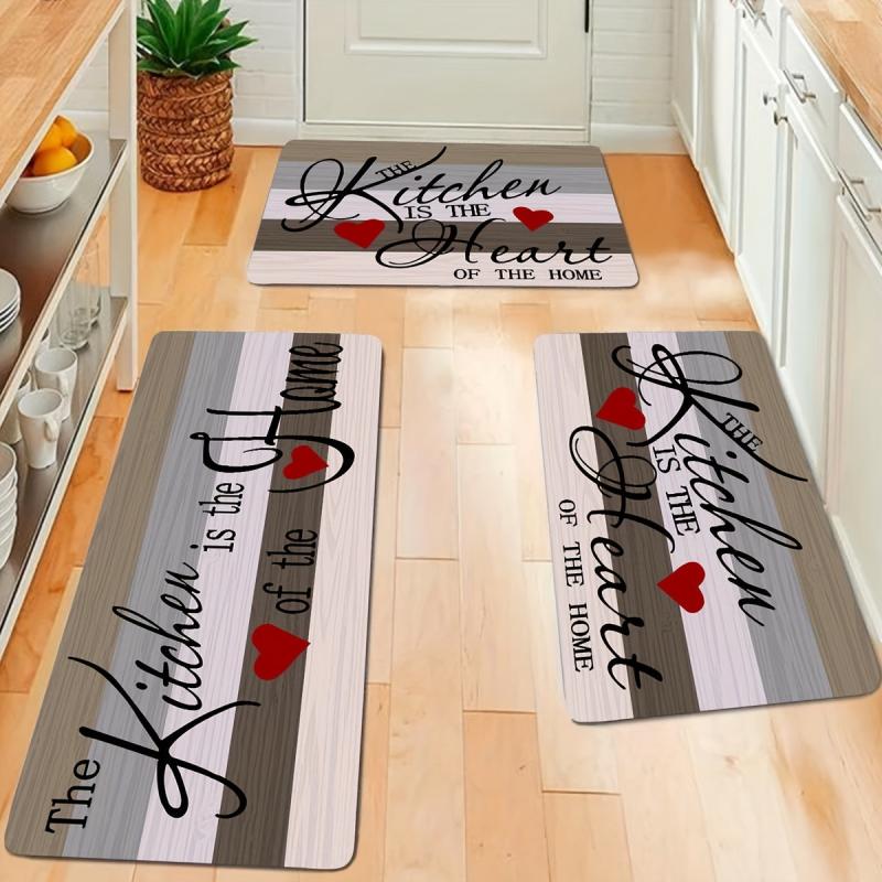 Anti Fatigue Kitchen Mat Absorbent Bath Mat Machine Washable Household