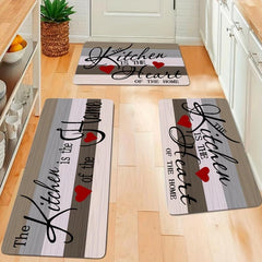 Anti Fatigue Kitchen Mat Absorbent Bath Mat Machine Washable Household