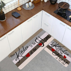 Anti Fatigue Kitchen Mat Absorbent Bath Mat Machine Washable Household