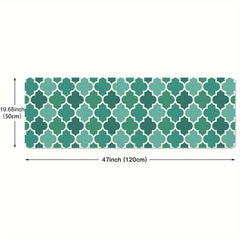 Anti Fatigue Kitchen Mat Soft Moroccan Anti Slip Hallway Carpet