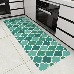 Anti Fatigue Kitchen Mat Soft Moroccan Anti Slip Hallway Carpet