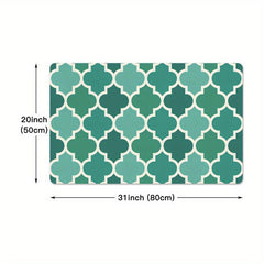 Anti Fatigue Kitchen Mat Soft Moroccan Anti Slip Hallway Carpet
