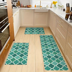 Anti Fatigue Kitchen Mat Soft Moroccan Anti Slip Hallway Carpet