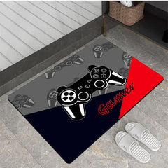 Game Controller Area Rug for Bedroom Kids Playroom Bathroom Door Mat