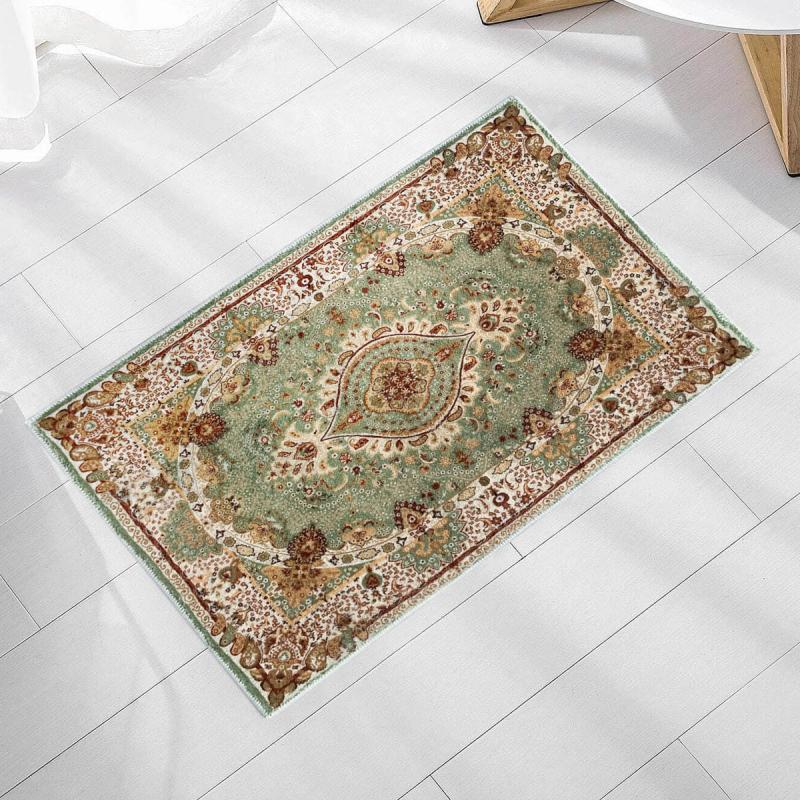 European Style Green TPR Carpet for Living Room Bedroom