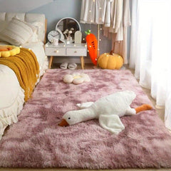 Ultra Soft Plush Shag Furry Area Rug Washable 47x70in