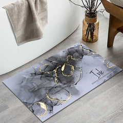 Non Slip Bathroom Rug Mat Absorbent Quick Dry Easy to Clean 19.6x31.4in