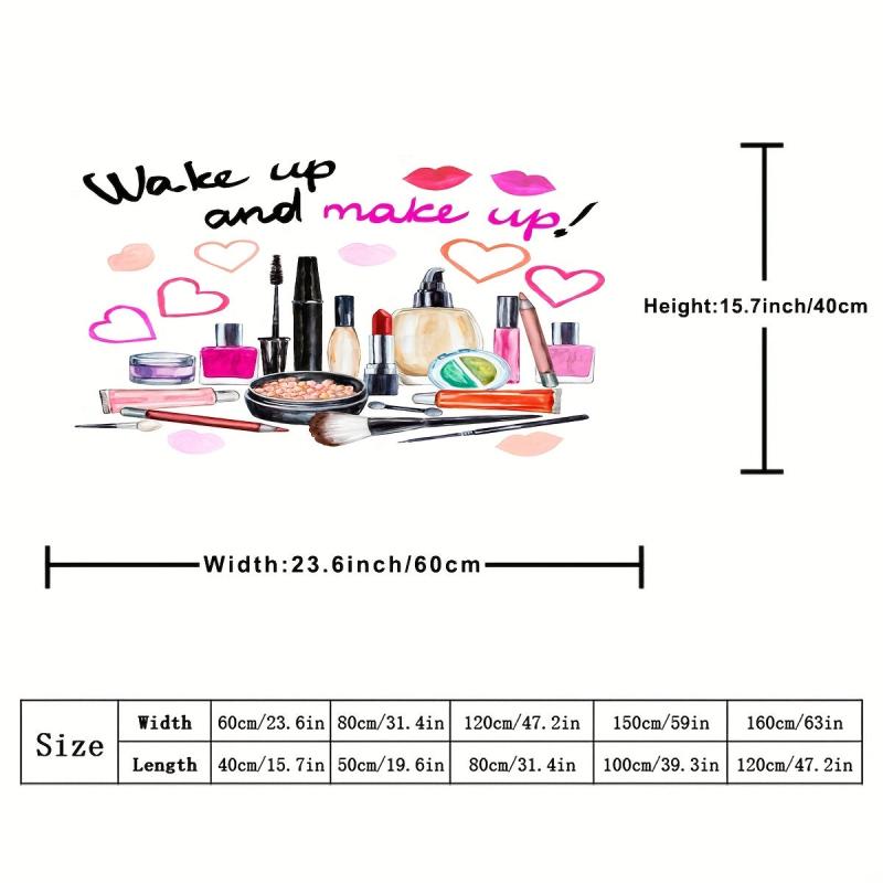 Beauty Perfume Pattern Carpet Bathroom Anti skid Mat