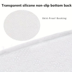 Geometric Area Rug & Cross Grid Floor Mat Water Absorbing Non-slip Entry Mat