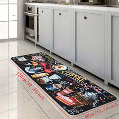 Anti Fatigue Kitchen Mat Non-Slip Polyester Absorbent Bath Mat
