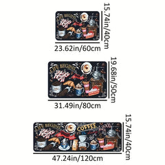 Anti Fatigue Kitchen Mat Non-Slip Polyester Absorbent Bath Mat