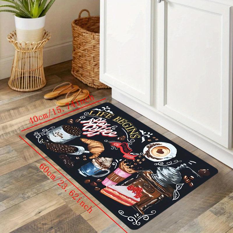 Anti Fatigue Kitchen Mat Non-Slip Polyester Absorbent Bath Mat