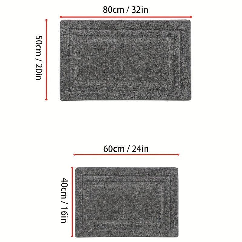 Absorbent Non Slip Plush Doorway Floor Mat for Home Decoration