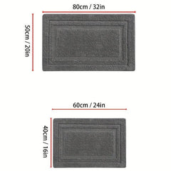 Absorbent Non Slip Plush Doorway Floor Mat for Home Decoration