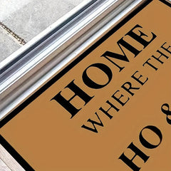 HOME Kitchen Rug Rubber Fabric Coffee Floor Mat Absorbent Non-slip Carpet