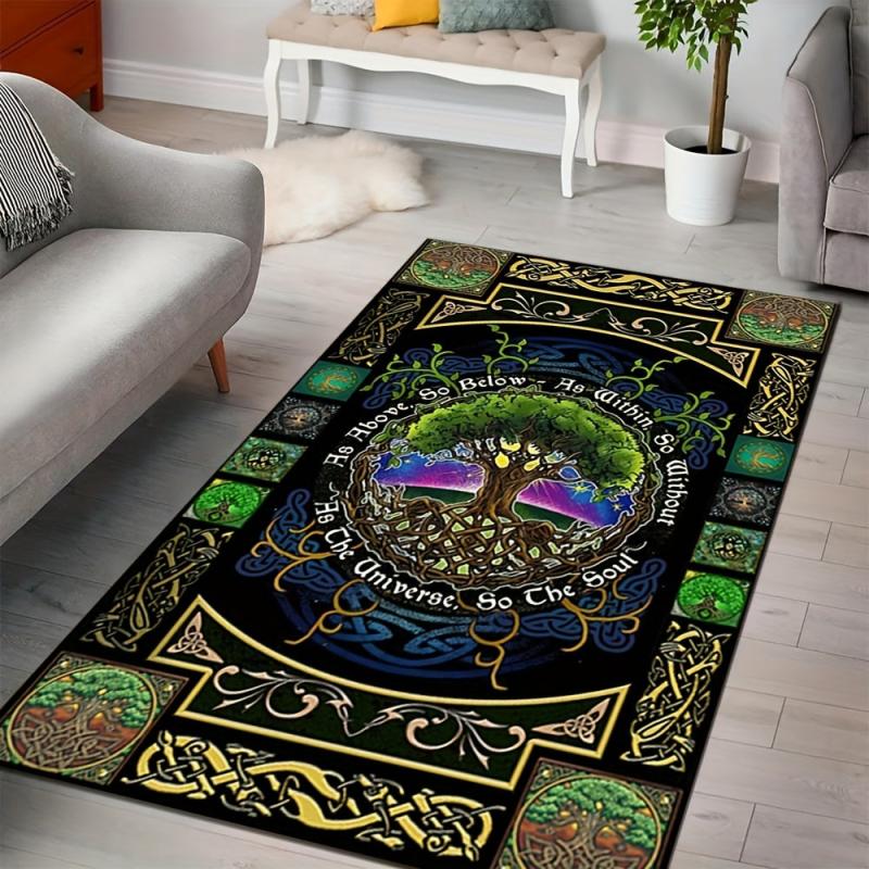 Tree Of Life Area Rug Soft And Comfortable
