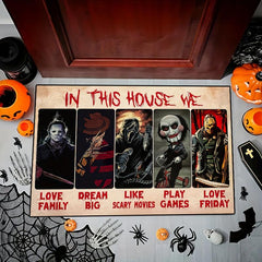 Horror Anime Carpet Halloween Door Mat Non-slip Floor Rug Bedroom Accessories