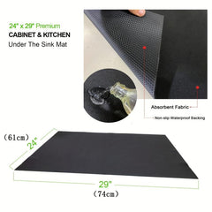 Waterproof BBQ Floor Mats, 91x127 cm, Outdoor Grill Mat 61x74 cm