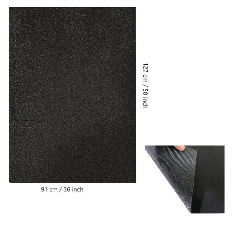 Waterproof BBQ Floor Mats, 91x127 cm, Outdoor Grill Mat 61x74 cm