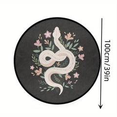 Non-Slip Round Area Rug Fluffy Floor Carpet Bedroom Living Room Bedside Rugs