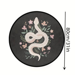Non-Slip Round Area Rug Fluffy Floor Carpet Bedroom Living Room Bedside Rugs