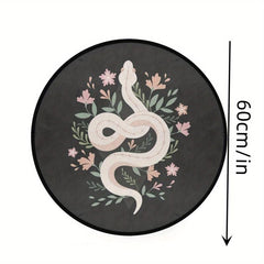 Non-Slip Round Area Rug Fluffy Floor Carpet Bedroom Living Room Bedside Rugs
