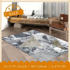Soft Modern Abstract Area Rug with Anti Slip Backing