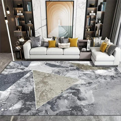 Soft Modern Abstract Area Rug with Anti Slip Backing
