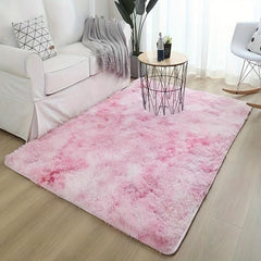 Tie dye Plush Carpet Soft Indoor Rectangular Carpet