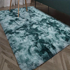 Tie dye Plush Carpet Soft Indoor Rectangular Carpet