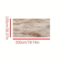 Tie dye Plush Carpet Soft Indoor Rectangular Carpet
