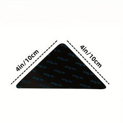 12pcs Rug Tape Anti Curling Non Slip Reusable Rug Pad for Hardwood Floors