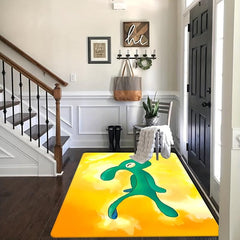 Alien Print Non Slip Carpet for Home Living Room Bedroom Bathroom Door Mat