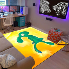 Alien Print Non Slip Carpet for Home Living Room Bedroom Bathroom Door Mat