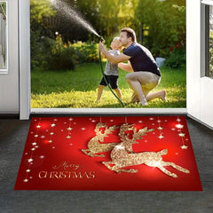 Christmas Doormats Floor Mats Anti Slip Christmas Welcome Floor Mats
