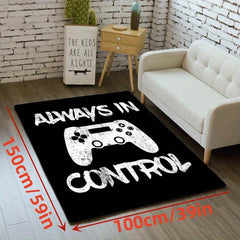 Non Slip Gaming Room Rug