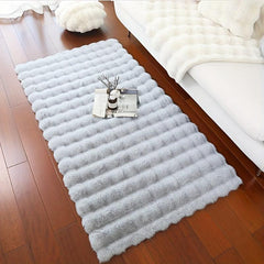 Soft Plush Shaggy Area Rugs Fluffy Bubble Velvet Floor Carpet